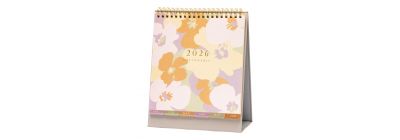 Calendario espiral diseño flores