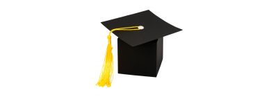 Caja birrete graduación 50 pzas