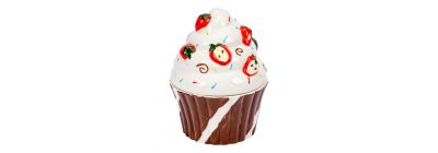 Recipiente cerámica figura cupcake