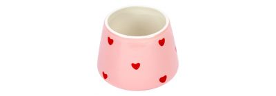 Recipiente corazones cerámica