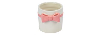 Organizador cerámica compacto diseño lazo