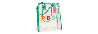 Bolso plástico afelpado multicolor