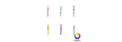 Lapicero plástico 10 colores