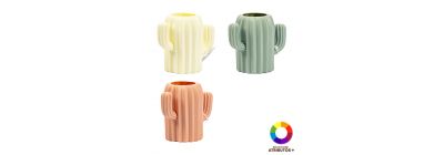 Portalápices cactus plástico surtido