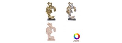 Adorno decorativo de resina