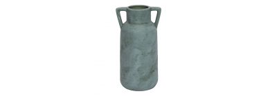 Jarrón cerámica gris