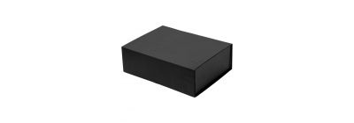 Caja cartón plegable negra
