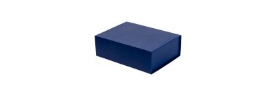 Caja plegable azul grande