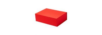Caja plegable roja grande