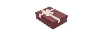 Caja regalo color café