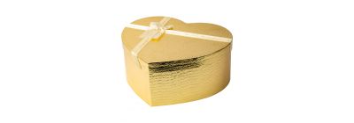 Caja regalo dorado tamaño grande