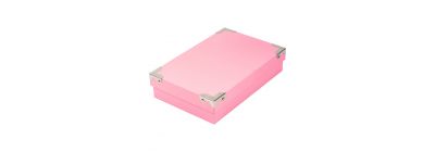 Caja regalo rosado grande