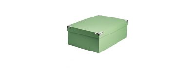 Set de caja verde mediana