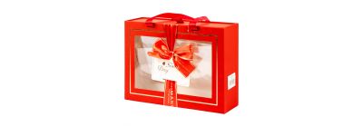 Set de cajas de regalo rojo