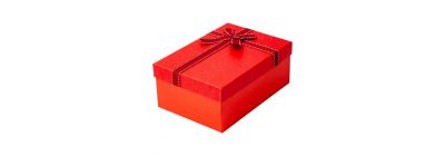 Set de caja regalo rojo