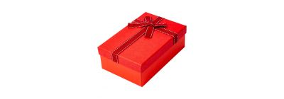 Caja regalo rojo tamaño grande