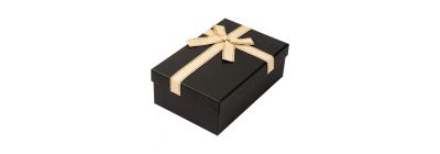 Caja regalo negra funcional