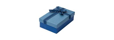 Set de caja regalo azul
