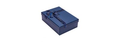 Caja regalo azul grande