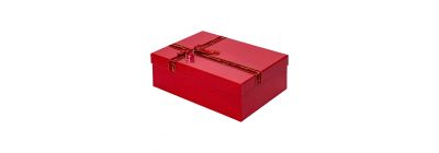 Set de caja regalo rojo