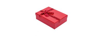 Caja regalo roja funcional