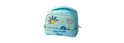 Lonchera flores lentejuelas