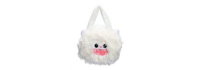 Bolso afelpado monstruo blanco