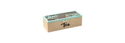 Caja organizadora Tea beige menta