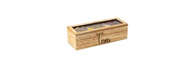 Caja madera decorativa beige