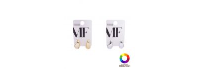 Aretes metálicos surtidos