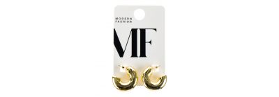 Aretes dorados elegantes