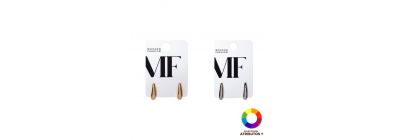 Aretes metálicos surtidos