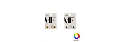 Aretes metálicos surtidos