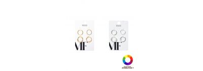 Set de anillos metálicos surtidos