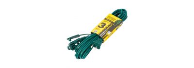 Extensión eléctrica 3m verde