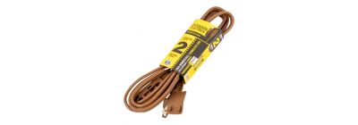 Extensión eléctrica 2m marrón