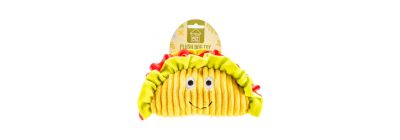Peluche taco con textura multicolor