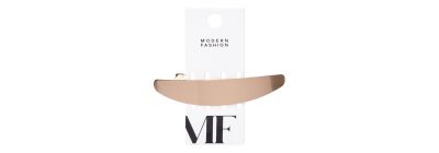 Prensa metálica dorada elegante