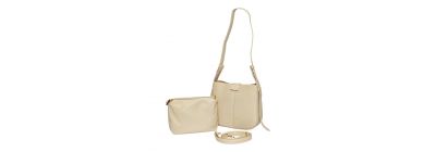 Bolso casual beige sofisticado