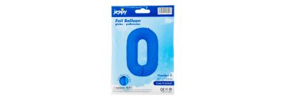 Globo metálico azul neón