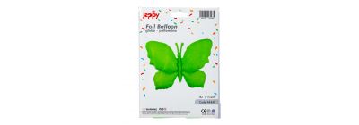Globo metálico mariposa verde