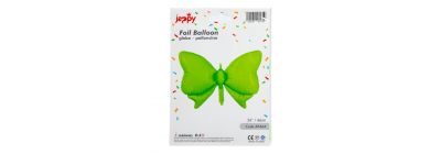 Globo mariposa verde neón