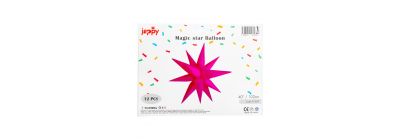 Globos Magic Star fucsia