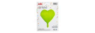 Globo corazón verde neón