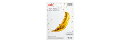 Globo hoja dorada metálico