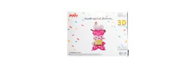 Globo metálico postre multicolor