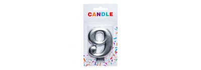 Candela decorativa número 9