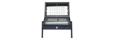 Parrilla metálica negra