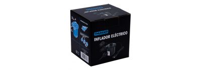 Inflador eléctrico compacto negro