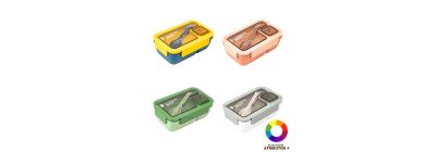 Taza plástica con accesorios